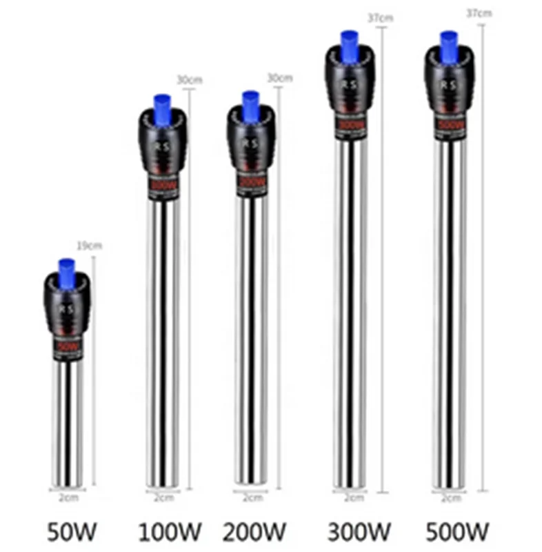 بخاری آکواریوم استیل 300W آر اس الکتریکال RS-399