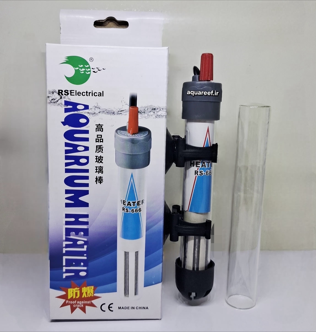 بخاری آکواریوم 100 وات آر اس الکتریکال RS-666