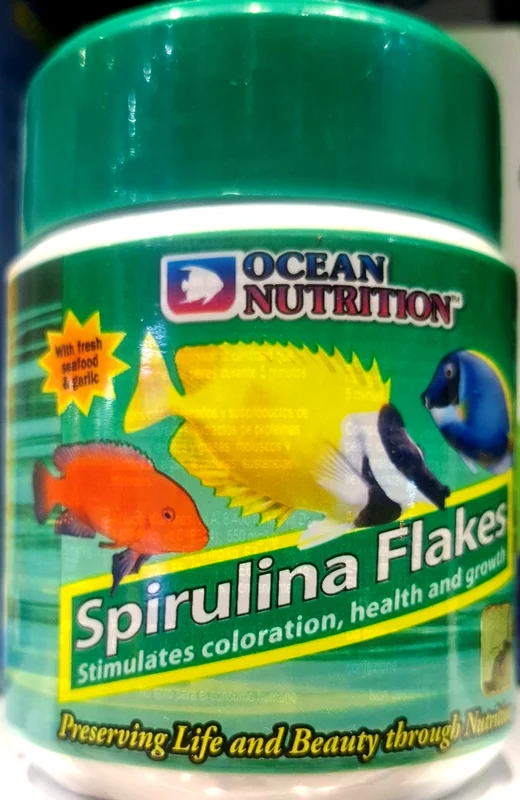 غذای پولکی اسپیرولینا اوشن نوتریشن(ارسال رایگان)