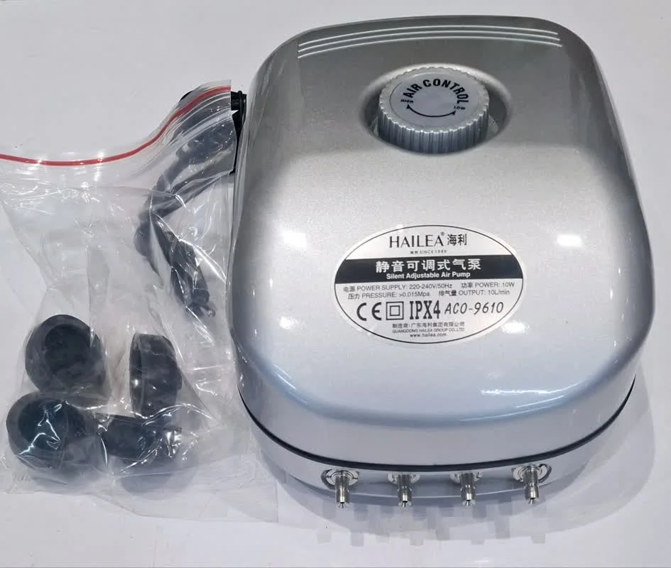پمپ هوا آکواریوم 4 لول هایلا ACO-9610