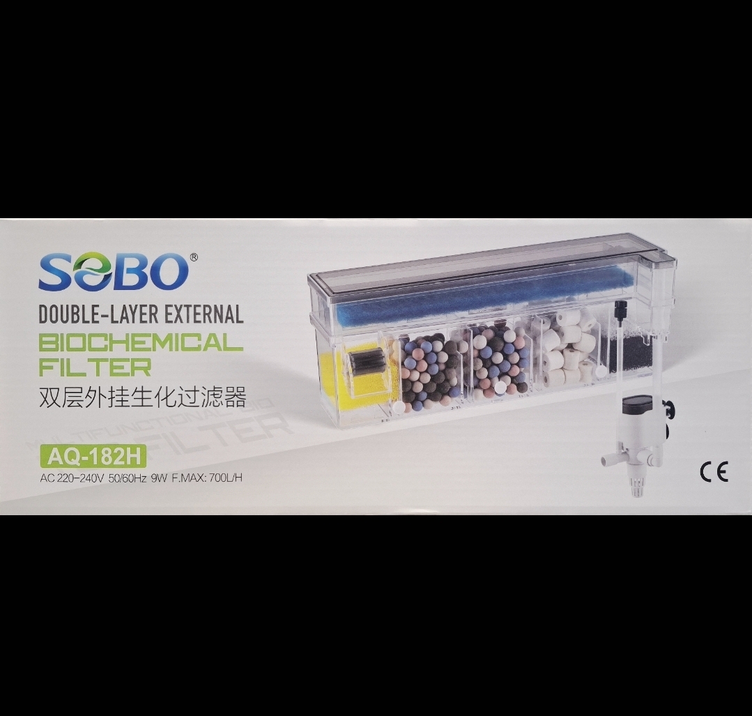 بیو تاپ فیلتر آکواریوم سوبو AQ-182H