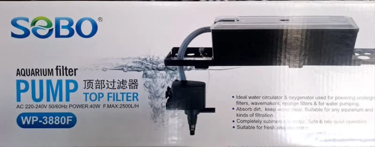 تاپ فیلتر آکواریوم سوبو wp-3880F